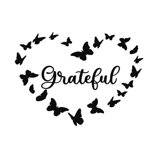 Grateful Heart Butterfly T-Shirt