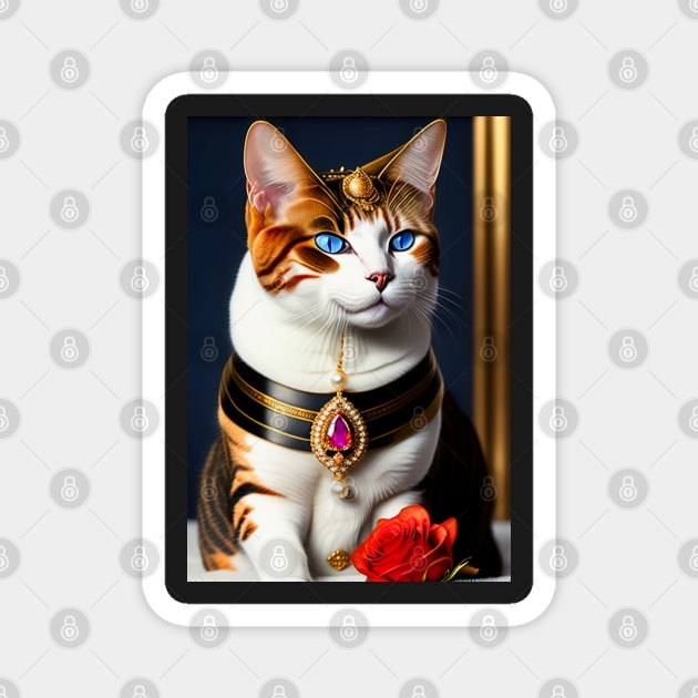 Royal Evil Queen Cat Magnet by Enchanted Reverie