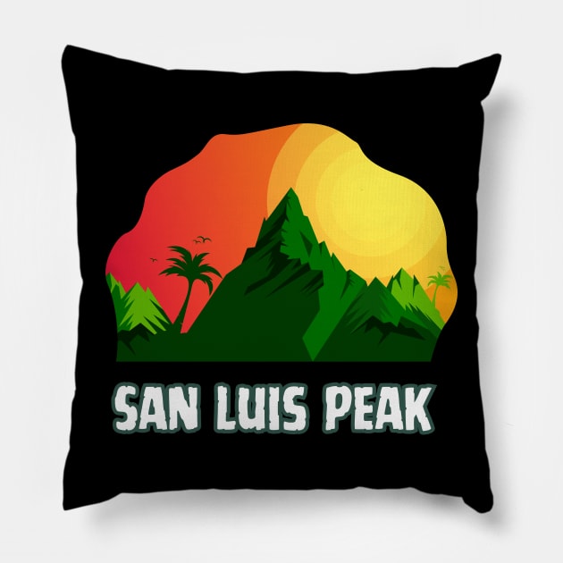 San Luis Peak Pillow by Canada Cities