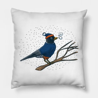 Annoyed IL Birds: The Robin Pillow