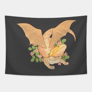 Bearded Dragon with Wings Tapestry