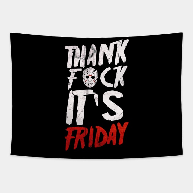 Thank Fxck It's Friday Tapestry by WickedOnes