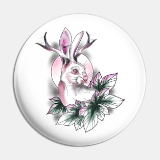 Horny rabbit Pin