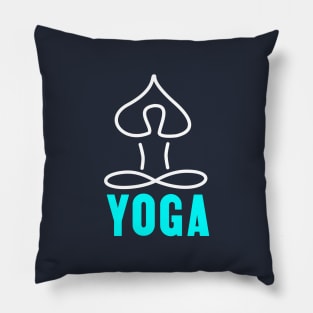 Yoga lotus position Pillow