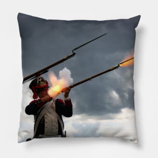 historical gun, a gun shot Pillow