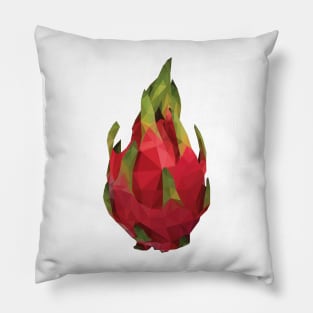 Dragon fruit low poly Pillow