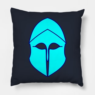 Corinthian helmet (aqua blue) Pillow