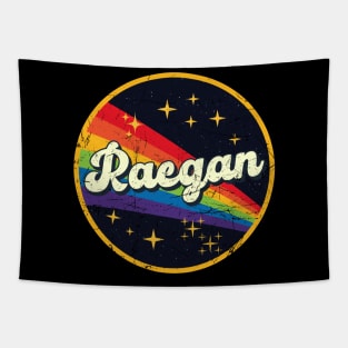 Raegan // Rainbow In Space Vintage Grunge-Style Tapestry