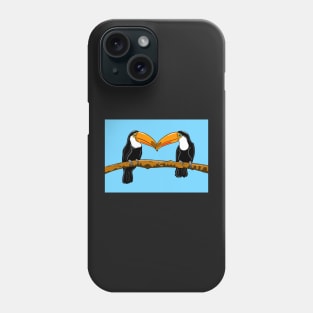 Toucans ( blue version ) Phone Case