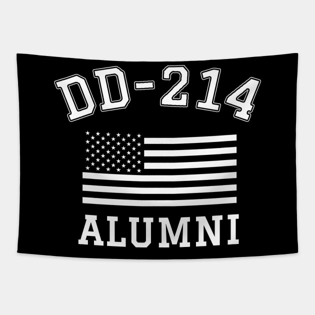 Patriotic DD-214 Alumni Tapestry by Revinct_Designs