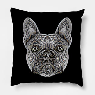 French Bulldog Face Pillow