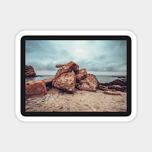 BOULDERS ON THE BEACH DESIGN Magnet