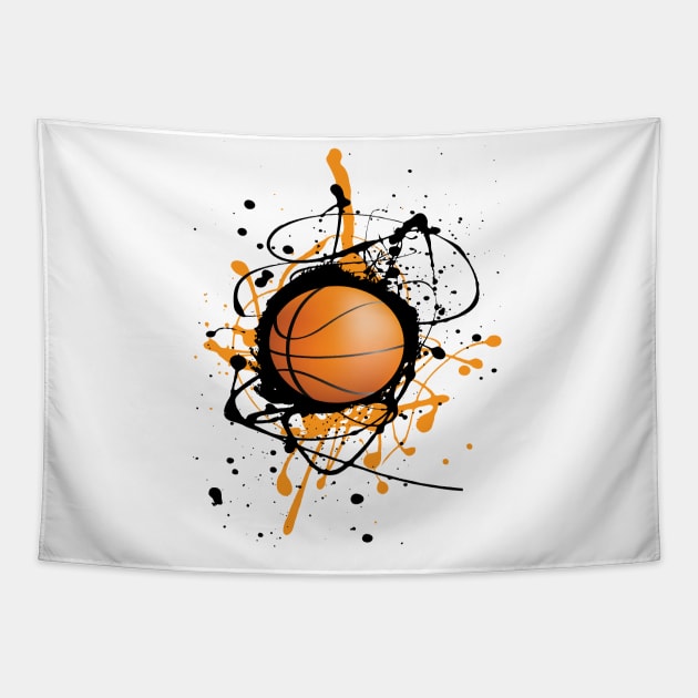 Basketball Tapestry by ProjectX23Red