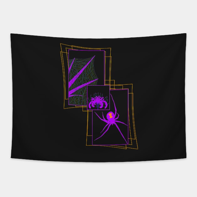 Black Widow V28 (Multicolor) Tapestry by IgorAndMore