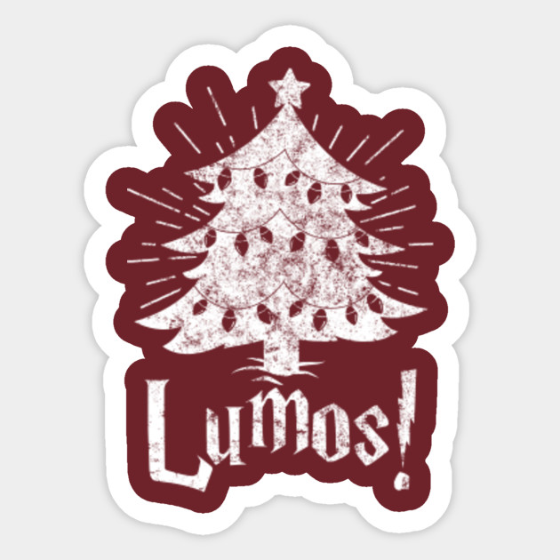 Christmas LUMOS! (Harry Potter Inspired) Christmas Sticker