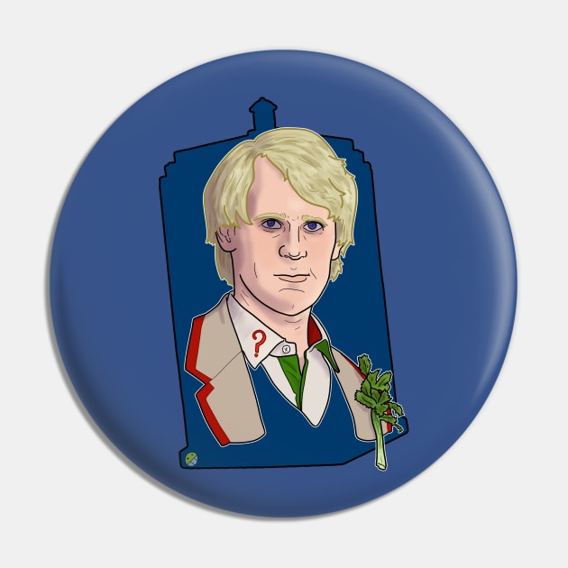 The Fifth Doctor Pin by ArtOfTheNerd