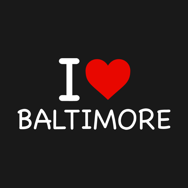 Baltimore - I Love Icon by Sunday Monday Podcast