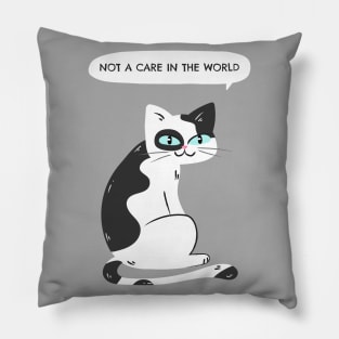 Not A Care In The World Pillow