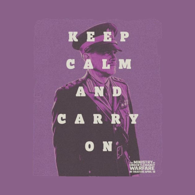 keep calm and carry on purple cary elwes by Super-TS