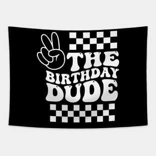 The Birthday Dude, Boys Birthday, Boys 1st Birthday, Happy Birthday Tapestry