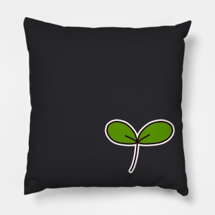 Kawaii Plant Sprout T-Shirt Pillow