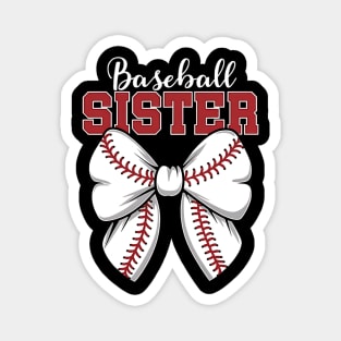 Baseball-Sister-Vintage-Sport-Lover-Sister-Mothers Day Magnet