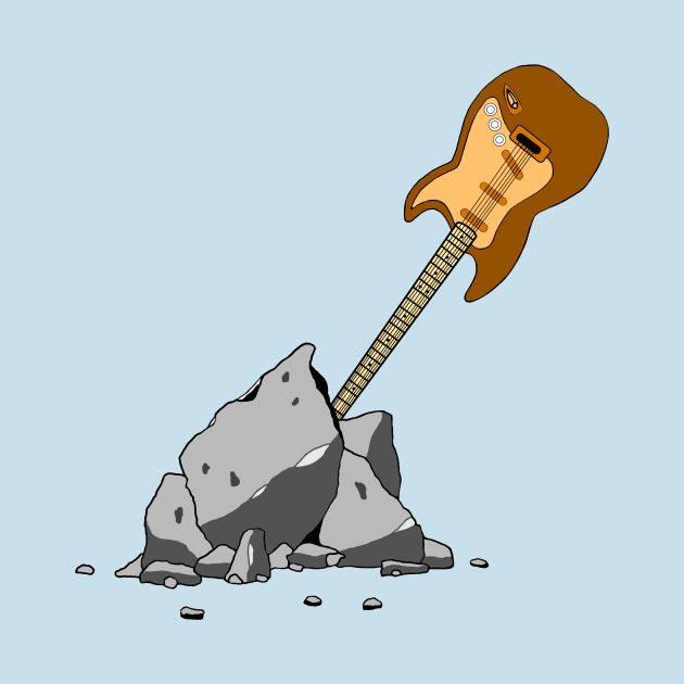 Guitar in stone by DarkoRikalo86