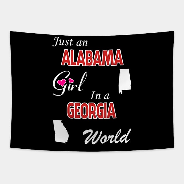 Alabama - Georgia Tapestry by ALEXANDRA PIVOVAROVA |