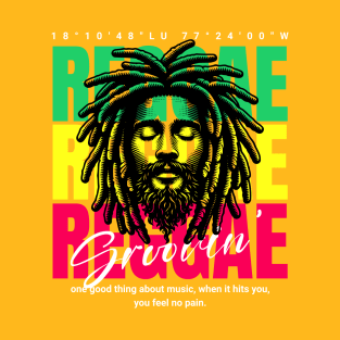 Reggae Rasta Man (colorful dreads, no worry) T-Shirt