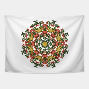 Floral mandala Tapestry