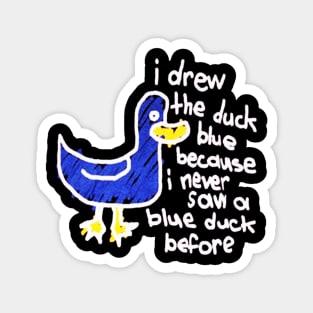 Billy Madison blue duck Magnet