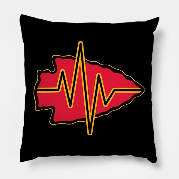 Pulse of a Champion Pillow by twenty20tees