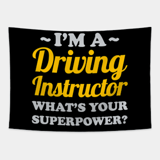 Funny Driving Instructor Tapestry