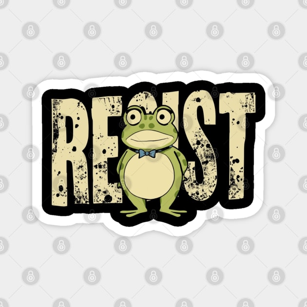 Portland-Frog Magnet by Creatifly Graphic Tees