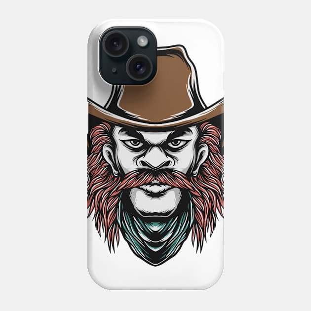 Cowboy Phone Case by Tuye Project