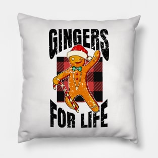 Christmas Gingers for life Pillow