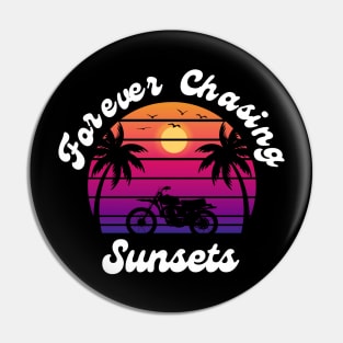 Summer Vintage Beach Sunset - Gift Idea for Family Vacation - Forever Chasing Sunsets | Summer Cool Saying - Summer Design Ideas Pin