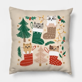 Feline The Christmas Spirit Pillow