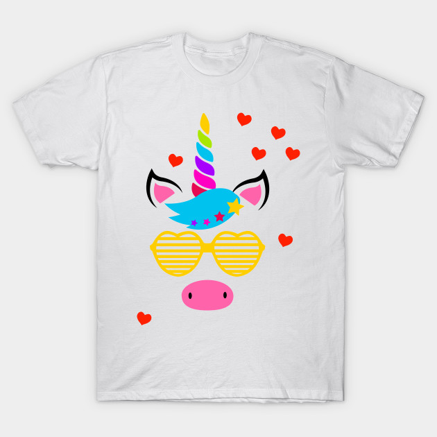 camiseta de unicornio para niña