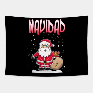 Feliz Navidad Matching Couple Sweaters Tapestry