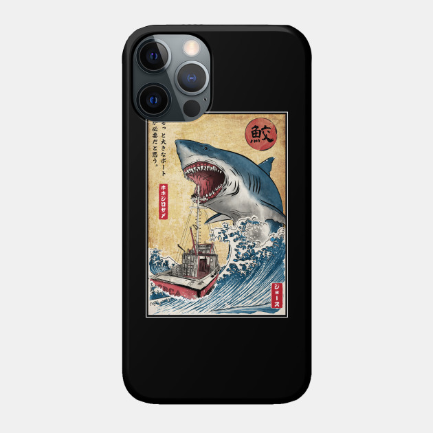 Hunting the Shark in Japan - Jaws - Phone Case