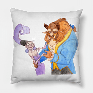 Yzmelle and Beast Pillow