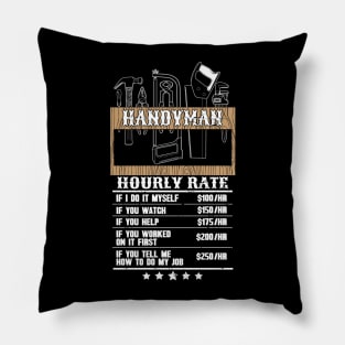 Handyman hourly rate Pillow