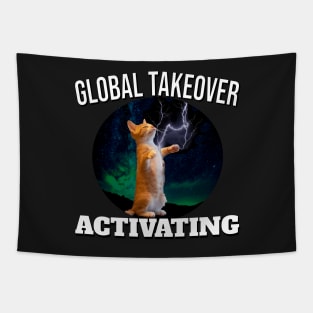 CAT LIGHTNING GLOBAL TAKEOVER ACTIVATING Tapestry