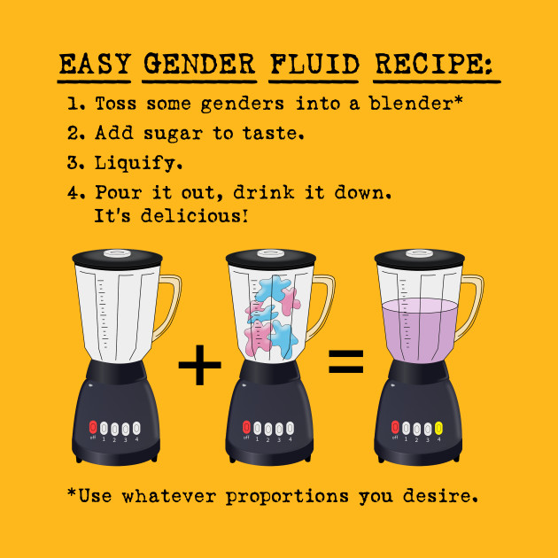 Easy Gender Fluid Recipe - Queer - Phone Case