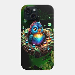 Colorful fantasy bird. Phone Case