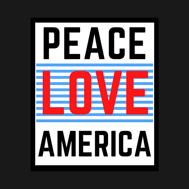 Peace Love America 4th of July Shirt, womens 4th of july shirt, fourth of july shirt, 4th of july shirt, memorial day shirt, patriotic shirt, stars and stripes shirt, merica tee by ARTE