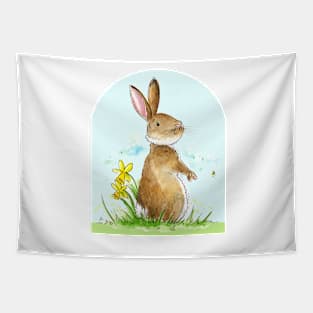 Springtime Bunny Tapestry