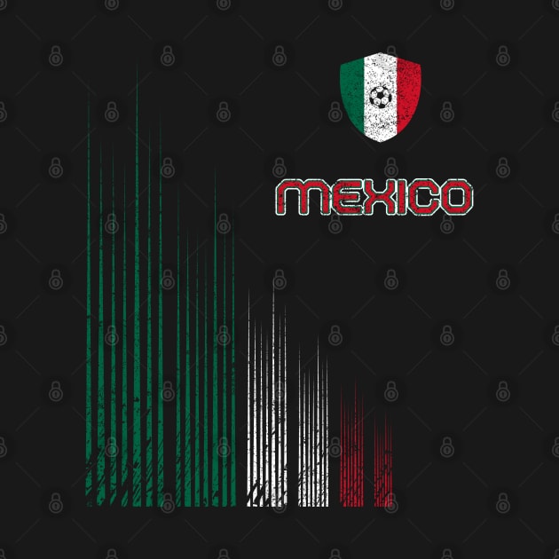 Mexico Soccer Retro Jersey by Ruffeli