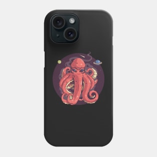 Space Octopus squirting ink Phone Case